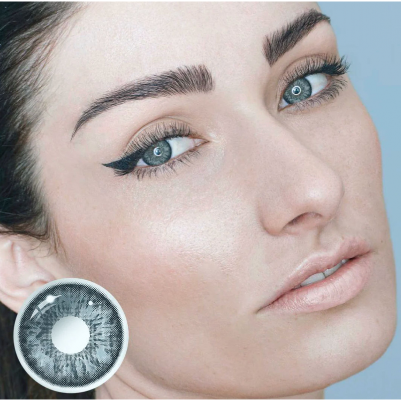 Контактные линзы серые - Аура Грей