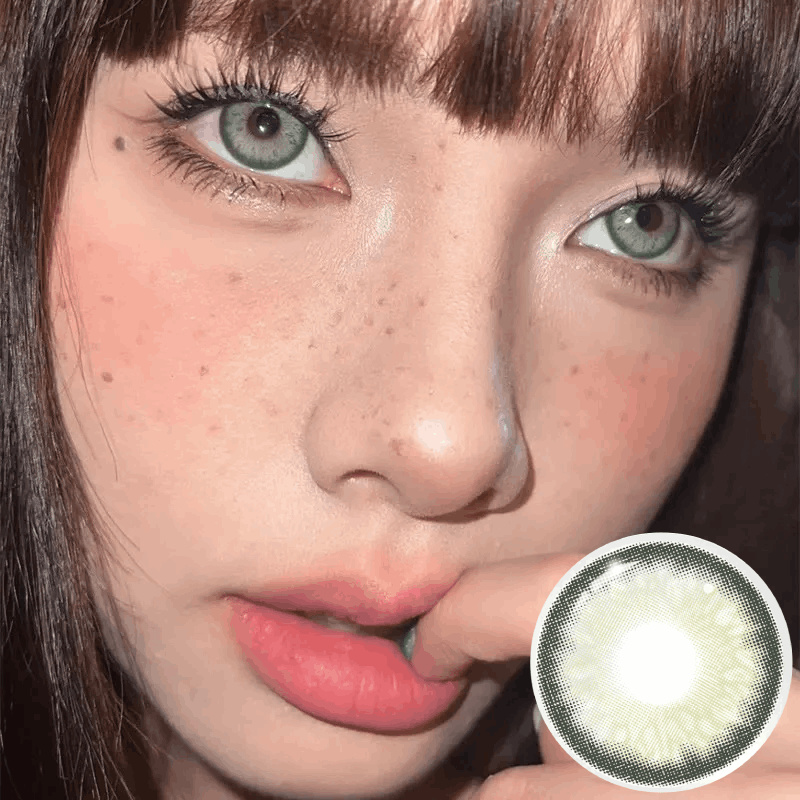 Контактные линзы зеленые - Молекула Грин