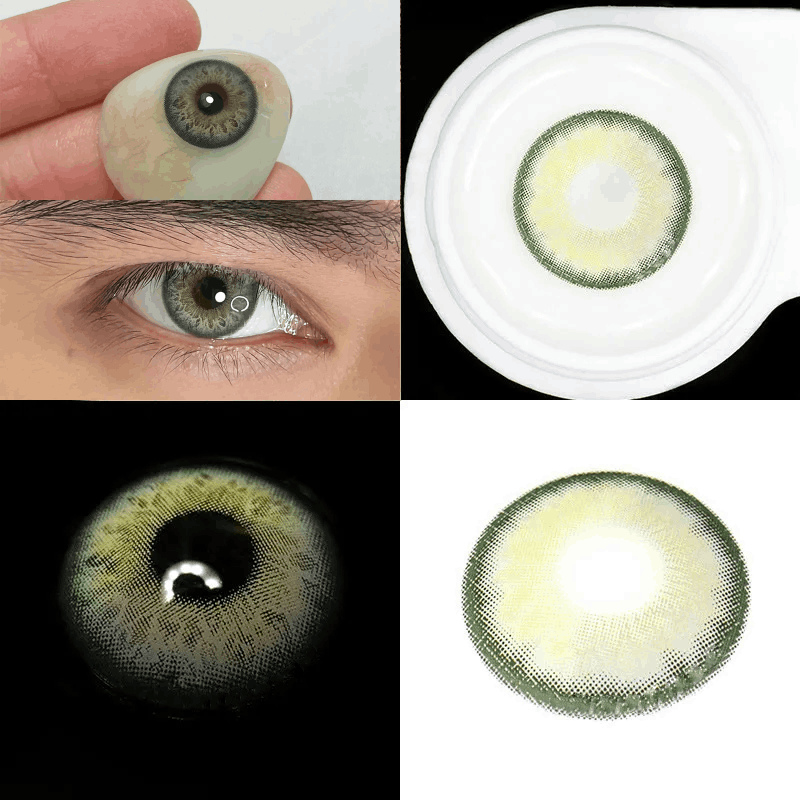 Контактные линзы зеленые - Молекула Грин