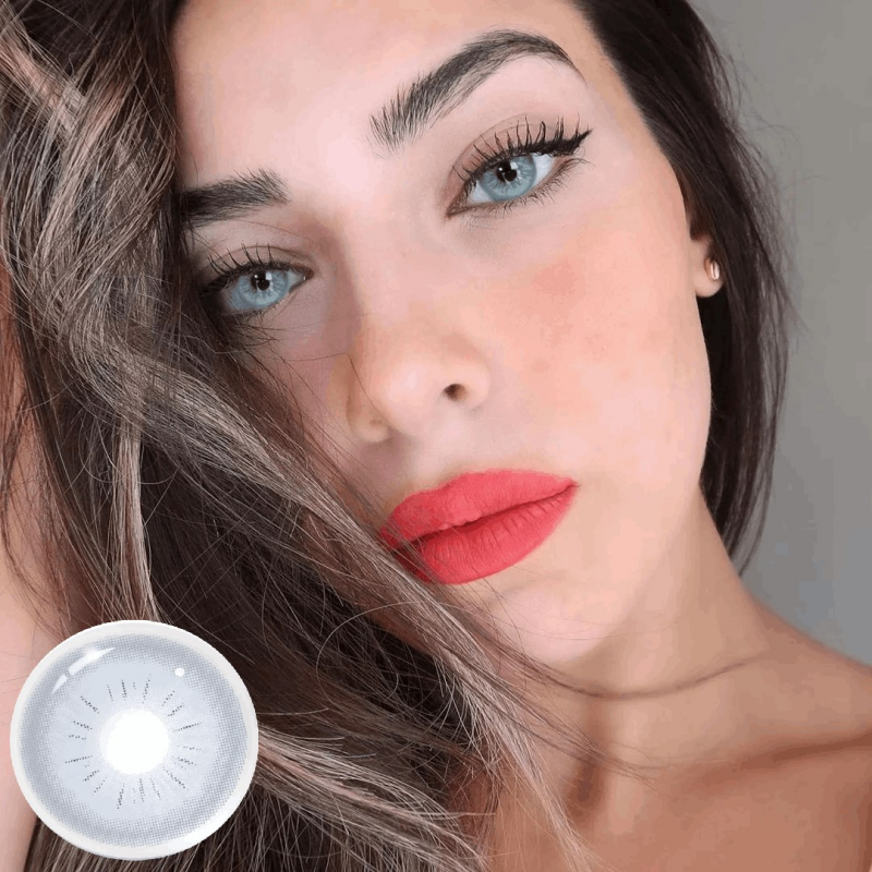 Контактные линзы серые - Лима Сноу