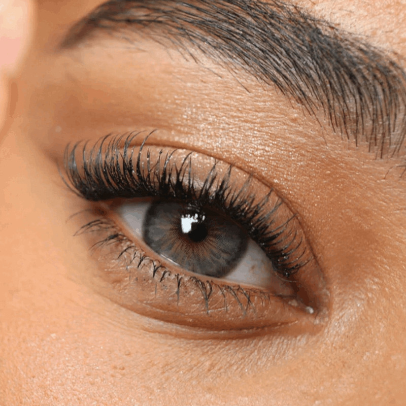 Сірі кольорові лінзи з діоптріями - Аврора Грей 