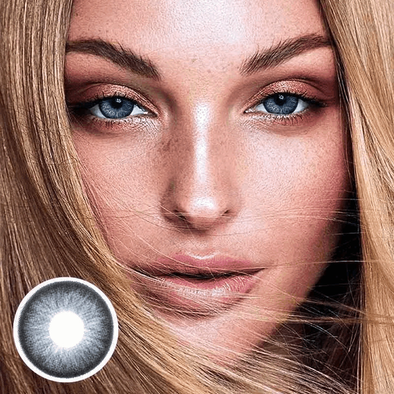 Сині кольорові лінзи з діоптріями - Теілор Блу 