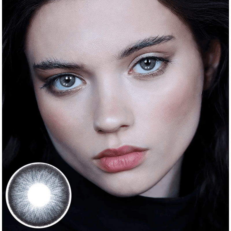 Сині кольорові лінзи з діоптріями - Теілор Блу 