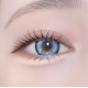 Сині кольорові лінзи з діоптріями - Лялькові Сині 