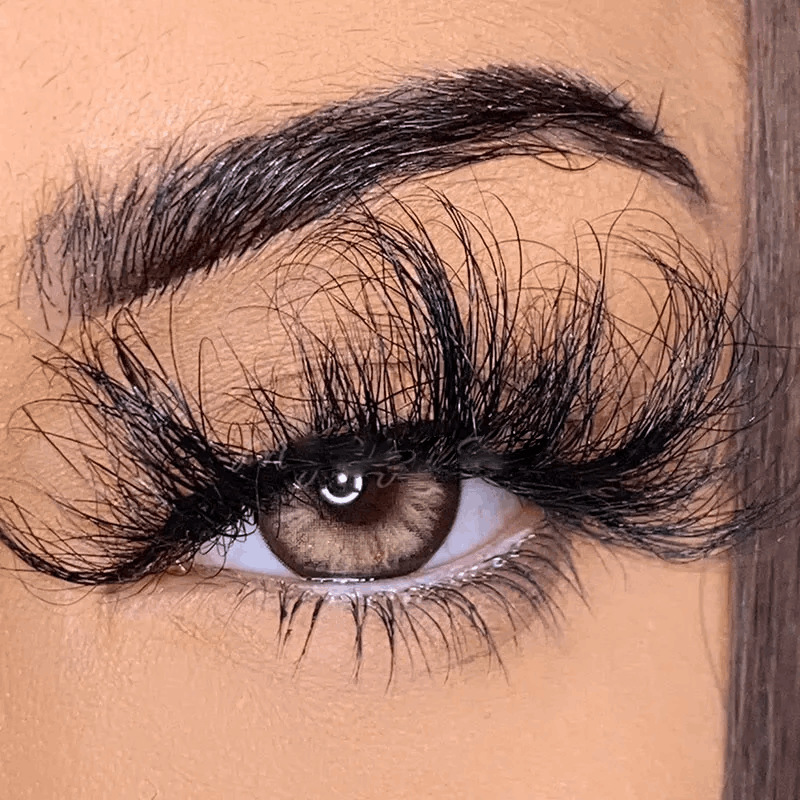 Карие цветные контактные линзы - Кукольные Карие ( NEW ) - Для темных и светлих глаз  - Натуральные