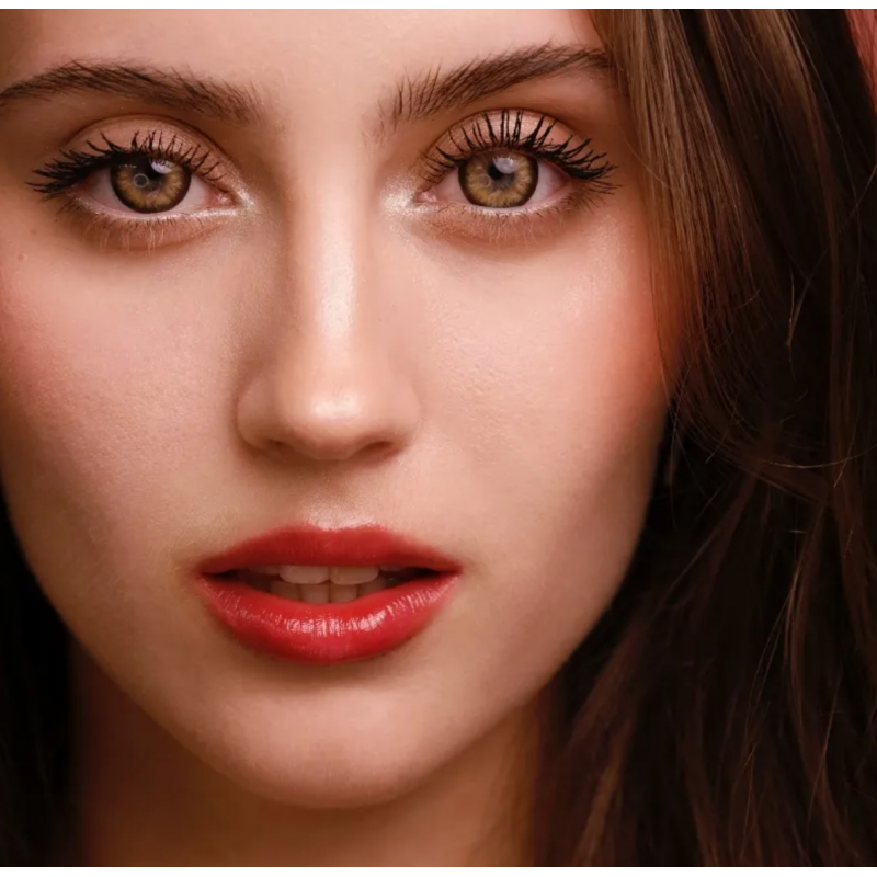 Карие цветные контактные линзы - Кукольные Карие ( NEW ) - Для темных и светлих глаз  - Натуральные