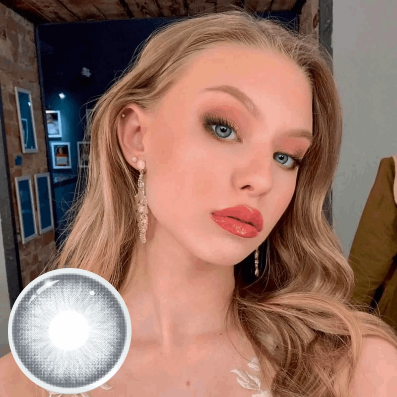 Контактные линзы серые - Тейлор Грей