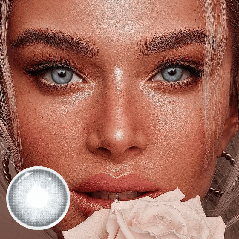 Контактные линзы серые - Тейлор Грей