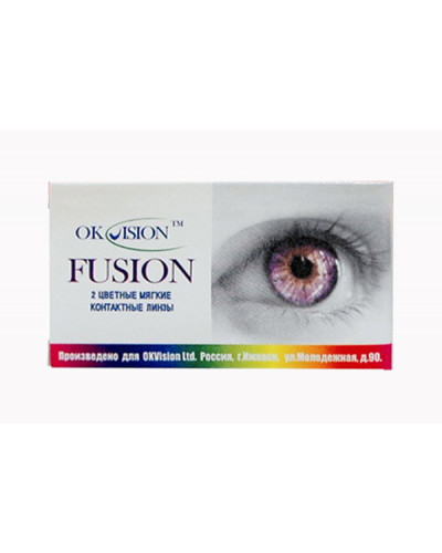 Квартальні кольорові контактні лінзи OkVision Fusion