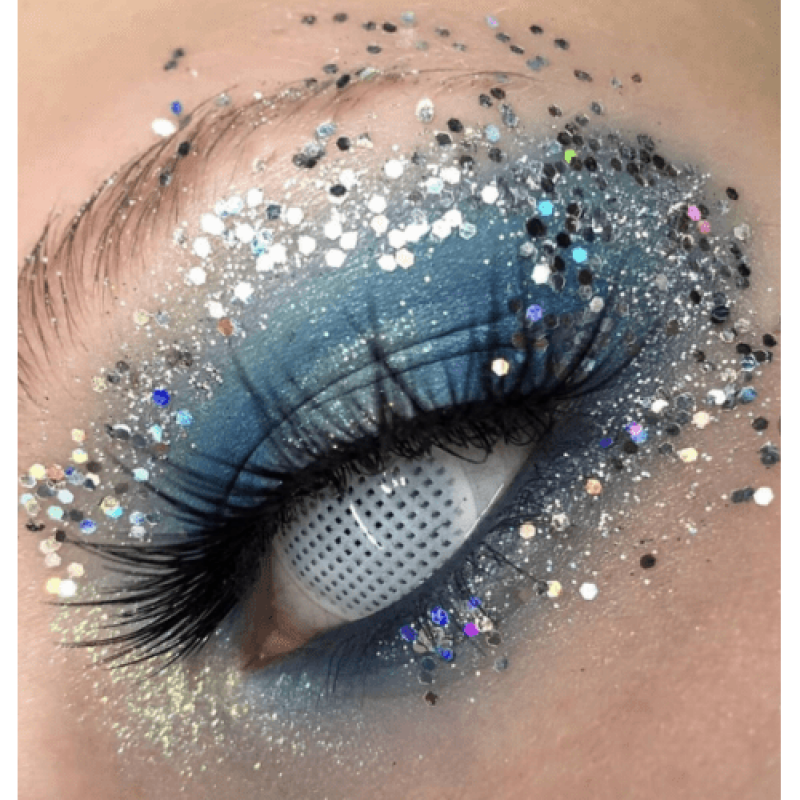 Контактные линзы белые - Сетка