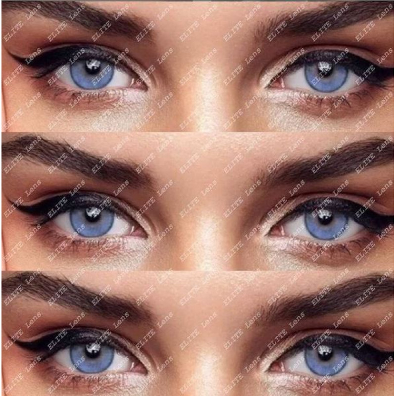 Фиолетовые натуральные- естественные линзы с диоптриями - Айс Милк Амур