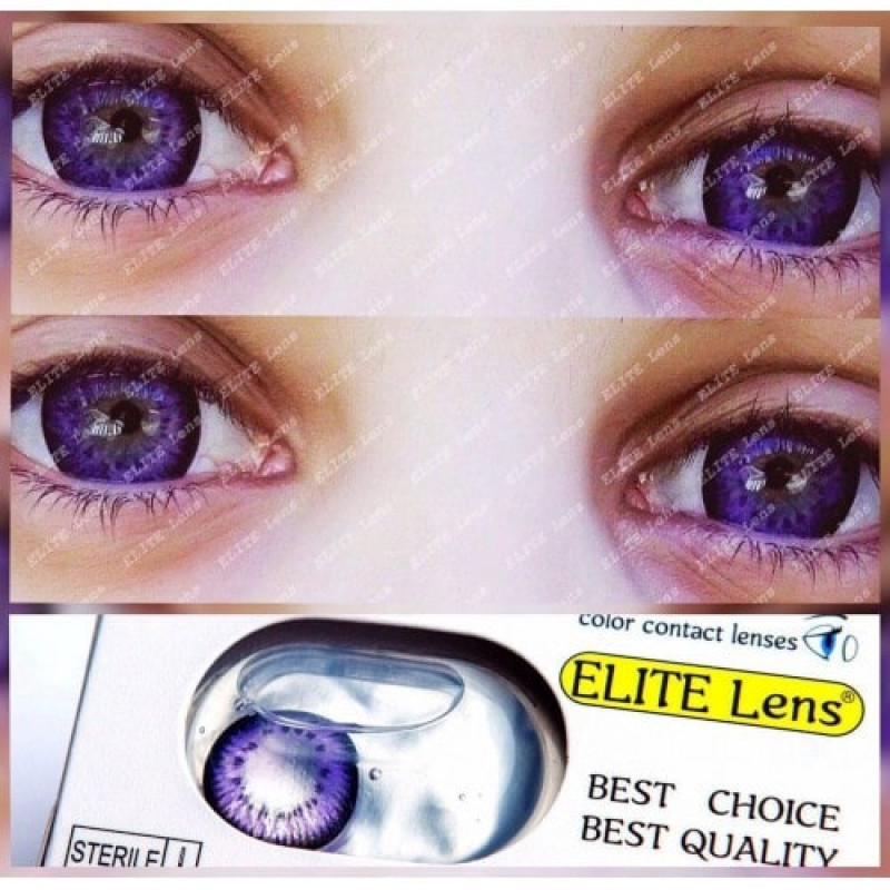 Контактные Линзы Фиолетовые - Кукольные Фиолетовые