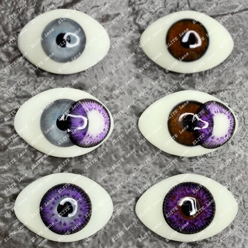 Контактные Линзы Фиолетовые - Кукольные Фиолетовые