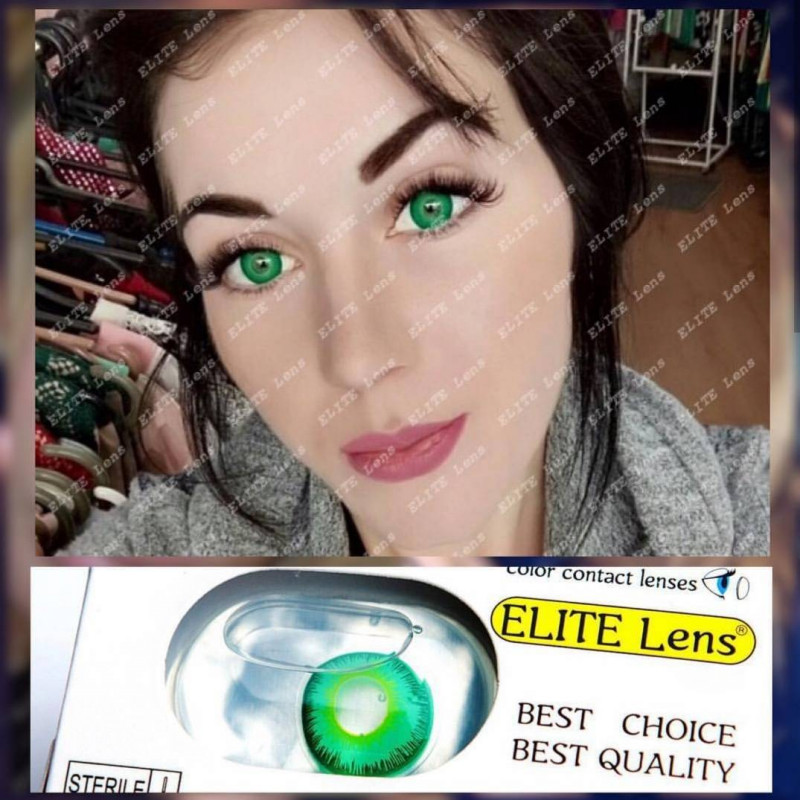 Контактні Лінзи Зелені - Грін Аква