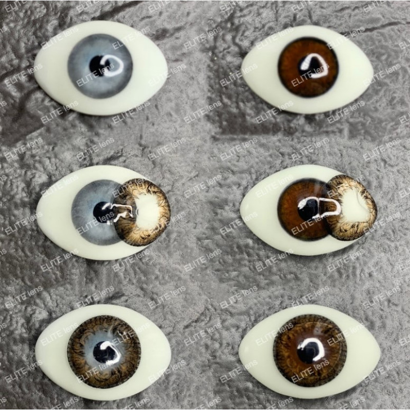 Контактні Лінзи Коричневі - Браун Візерунок