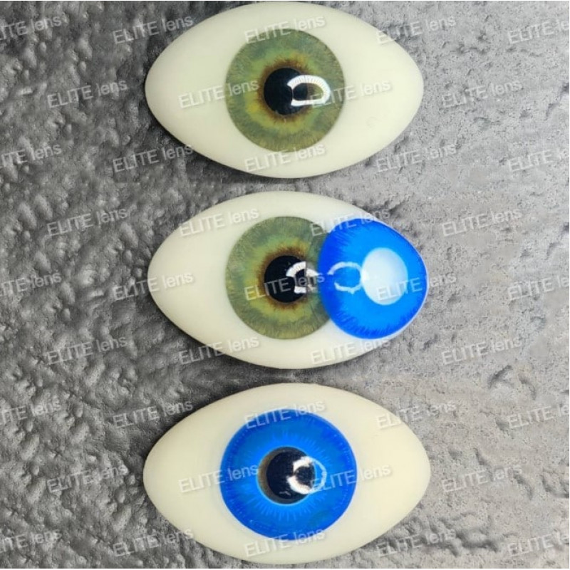 Контактные Линзы Синие - Блу Аква