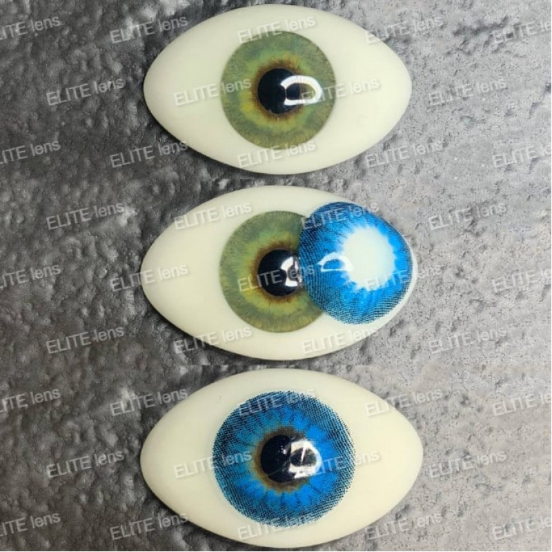 Контактные Линзы Синие - Блу1