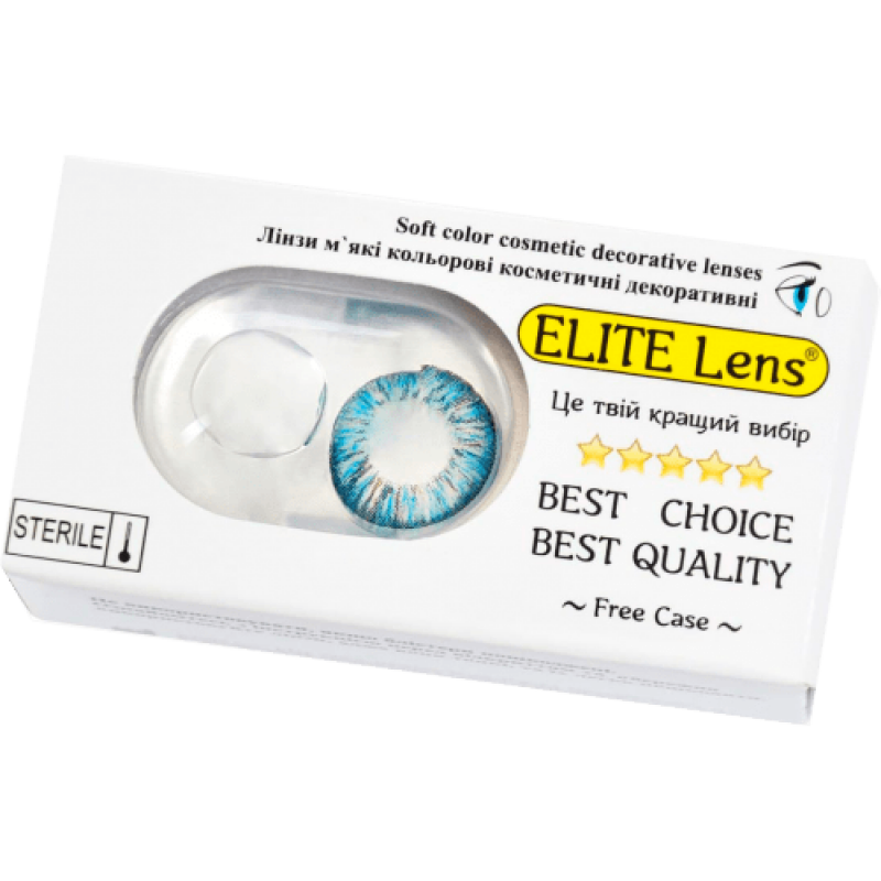 Контактні Лінзи Сині  - Дерті Блу