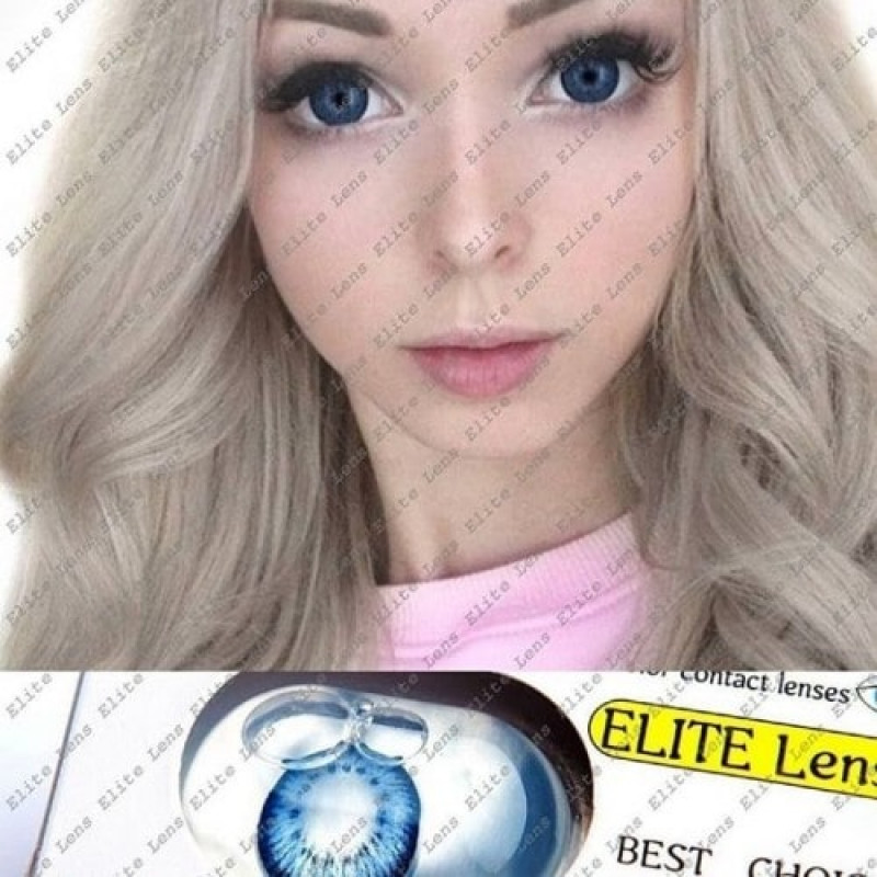 Контактные Линзы Синие - Кукольные Синие