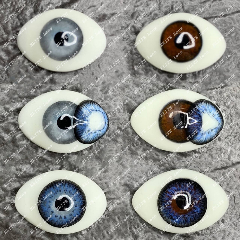 Контактные Линзы Синие - Кукольные Синие