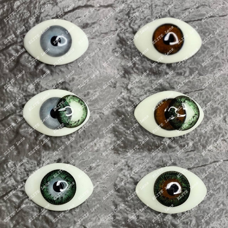 Контактні Лінзи Зелені - Грін Візерунок