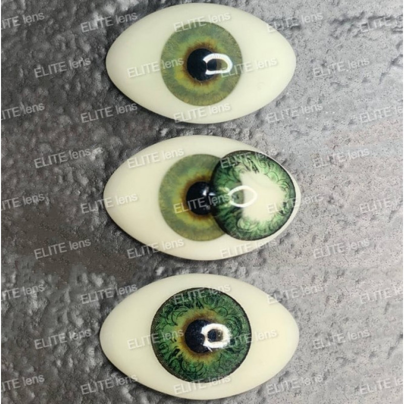 Контактні Лінзи Зелені - Грін Візерунок