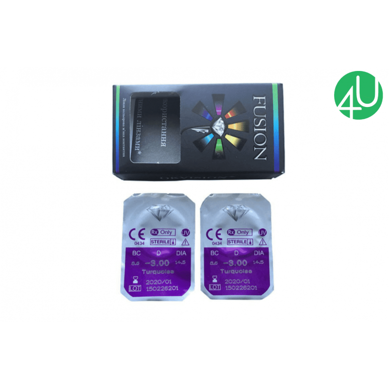 Квартальные цветные контактные линзы OkVision Fusion