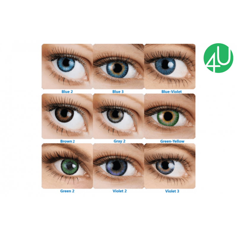 Квартальные цветные контактные линзы OkVision Fusion