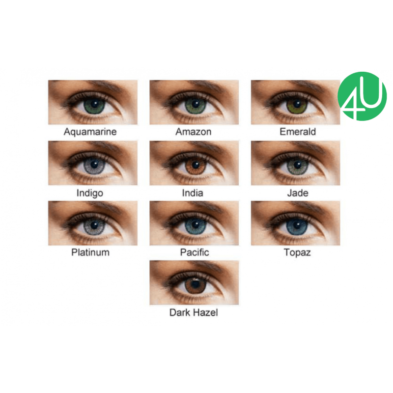 Квартальные цветные контактные линзы SOFLENS NATURAL COLORS