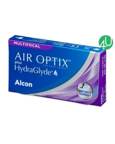 Мультифокальні контактні лінзи на один місяць Air Optix plus HydraGlyde Multifocal