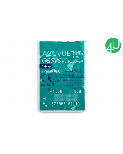 Одноденні контактні лінзи Acuvue Oasys 1-Day with Hydraluxe 30 шт