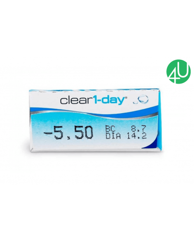 Одноденні контактні лінзи Clear 1-day