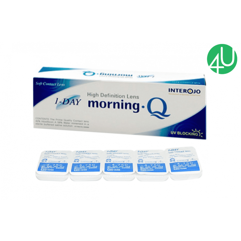 Одноденні контактні лінзи Morning Q 1 Day