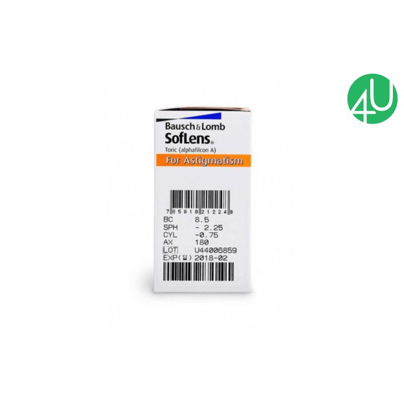 SOFLENS 66 TORIC 6 шт | Одноденні контактні лінзи для астигматизму.