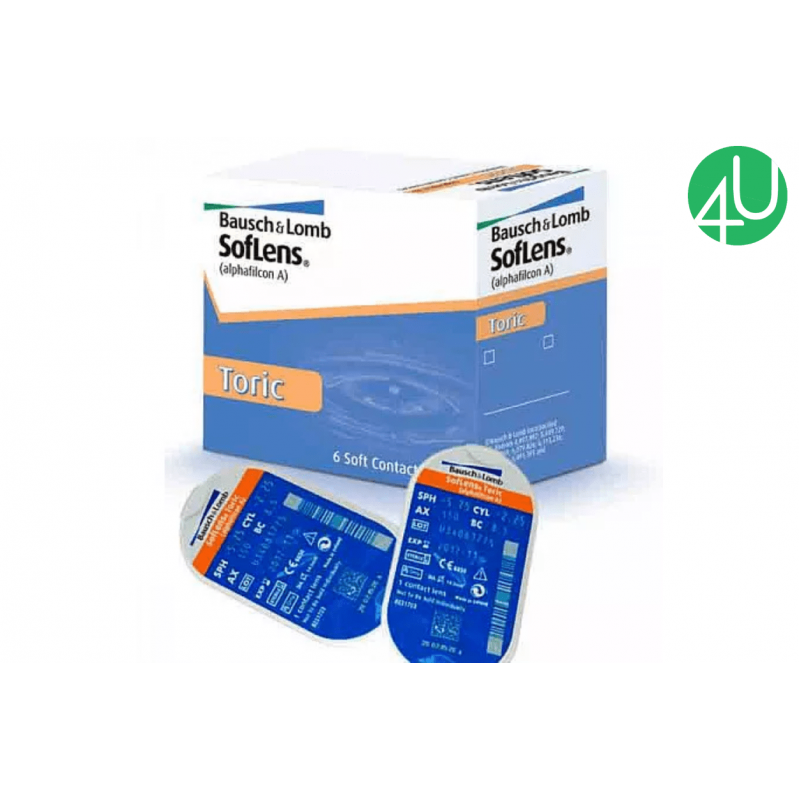 SOFLENS 66 TORIC 6 шт | Одноденні контактні лінзи для астигматизму.