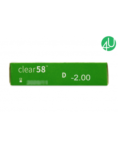 Контактні лінзи на один місяць Clear 58 UV