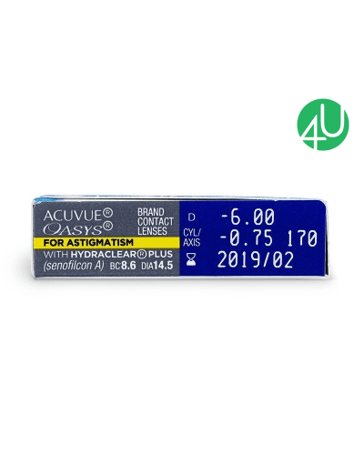 Торичні Лінзи (для корекції астигматизму) Acuvue Oasys for Astigmatism