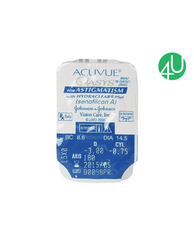 Торичні Лінзи (для корекції астигматизму) Acuvue Oasys for Astigmatism
