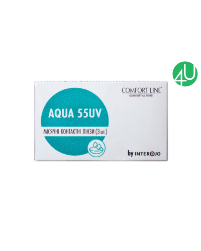 Контактні лінзи на один місяць Aqua 55UV