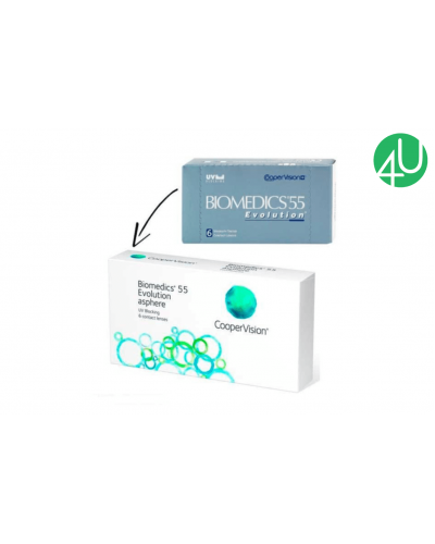 Контактні лінзи на місяць Biomedics 55 Evolution