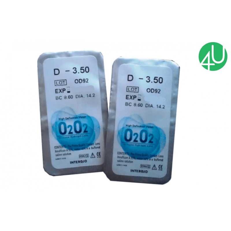 Контактні лінзи на місяць O2O2