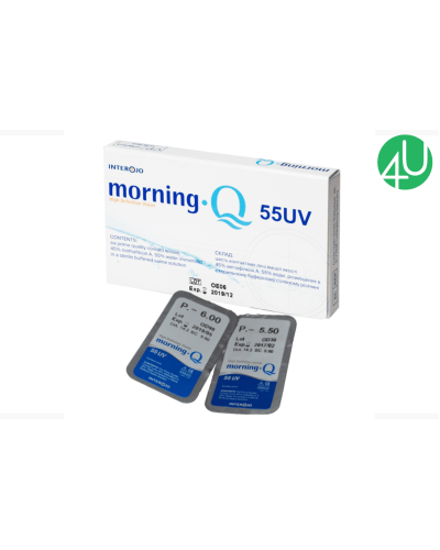 Контактні лінзи на місяць Morning Q 55 UV