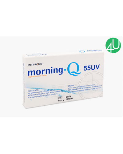 Контактні лінзи на місяць Morning Q 55 UV