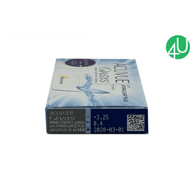 Контактные линзы на 12 дней  Acuvue Oasys With Hydraclear Plus