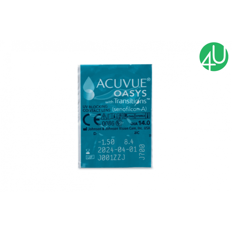 Контактні лінзи на 12 днів Acuvue Oasys With Transitions