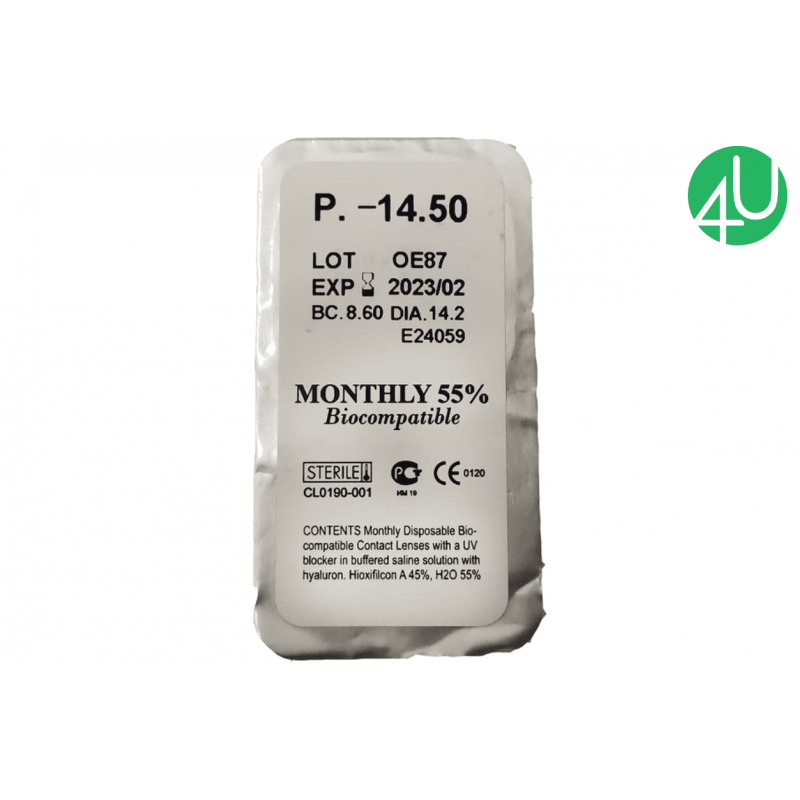 Контактні лінзи на місяць OkVision Fusion New