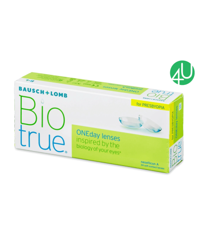 Мультифокальні контактні лінзи одноденні Biotrue ONEday For Presbyopia