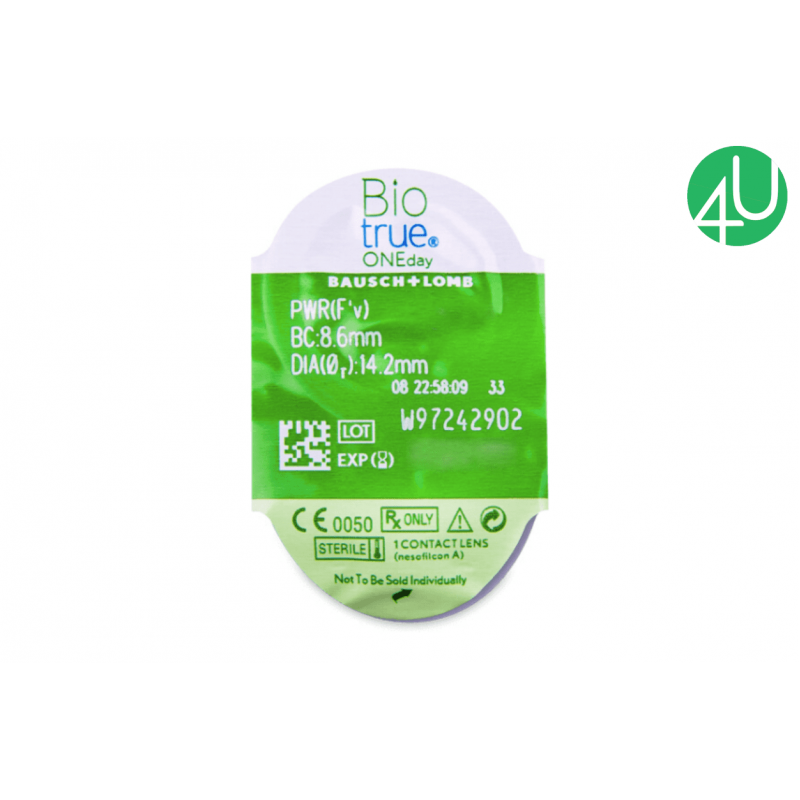Однодневные контактные линзы Biotrue ONEday 