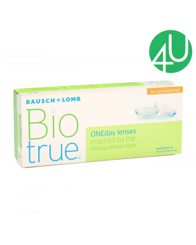 Торичні одноденні контактні лінзи Biotrue ONEday For Astigmatism