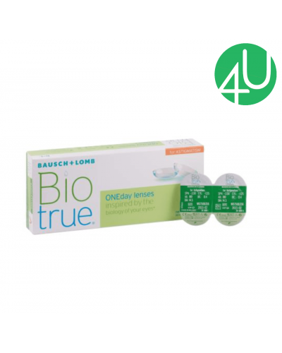 Торичні одноденні контактні лінзи Biotrue ONEday For Astigmatism